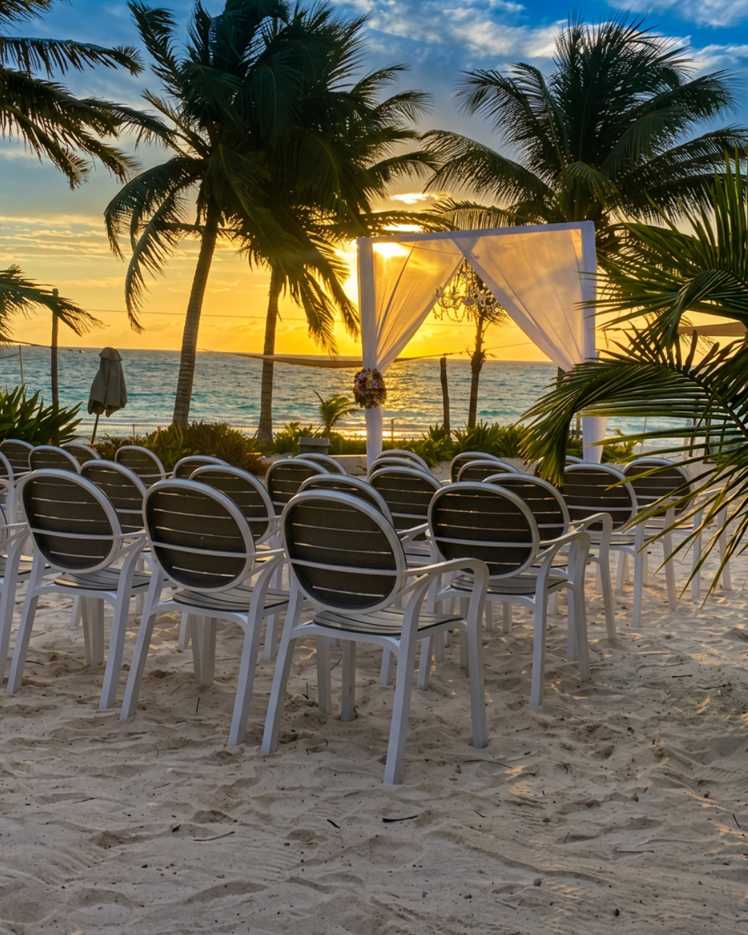 Evento privado en la playa