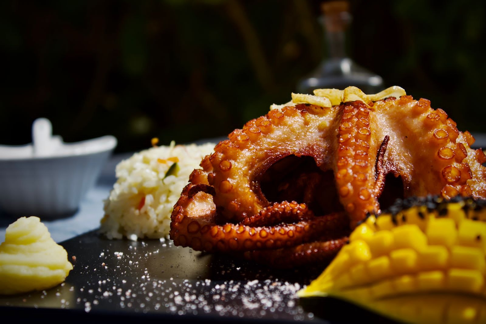 Restaurante de autor con vista al océano Caribe